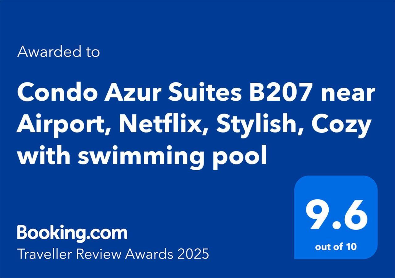 Condo Azur Suites B316 Near Airport, Netflix, Stylish, Cozy With Swimming Pool Isla de Mactán Exterior foto